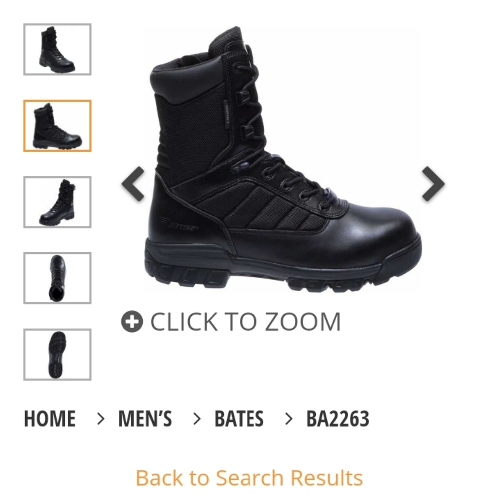 Bates work boots